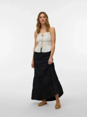 Vmlotus lange rok met hoge taille
