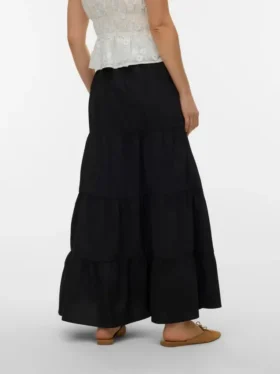 Vmlotus lange rok met hoge taille