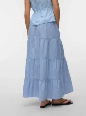 Vmlotus lange rok met hoge taille