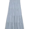 Vmlotus lange rok met hoge taille