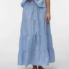 Vmlotus lange rok met hoge taille