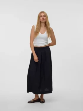 Vmlotus lange rok met middelhoge taille