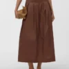 Vmlotus lange rok met middelhoge taille