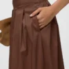 Vmlotus lange rok met middelhoge taille