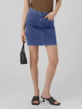 Vmluna korte rok met hoge taille