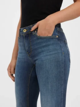 Vmlux Mid Rise Slim Fit-Jeans