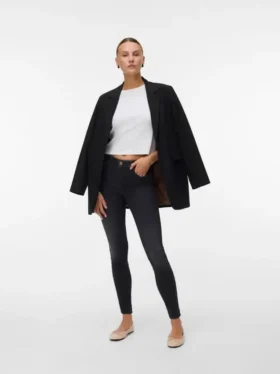 Vmlux Mid Rise Slim Fit-Jeans