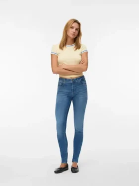 Vmlux Mid Rise Slim Fit-Jeans