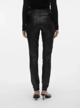 Vmluxe broek met middelhoge taille