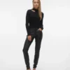 Vmluxe broek met middelhoge taille