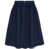 Vmmaiken midi-rok met hoge taille