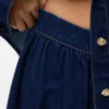 Vmmaiken midi-rok met hoge taille
