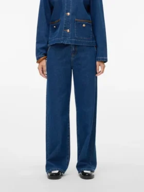 Vmmargot-Jeans met hoge taille en wijde pijpen