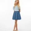 Vmmasie korte rok met middelhoge taille