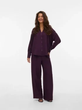 Vmmelaney-broek met hoge taille