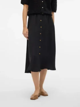 Vmmelaney lange rok met hoge taille