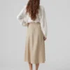 Vmmelaney lange rok met hoge taille