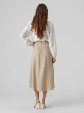 Vmmelaney lange rok met hoge taille
