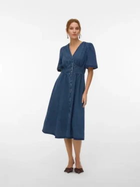Vmmelaney midi-jurk