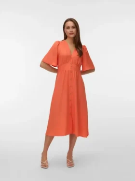 Vmmelaney midi-jurk