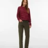 Vmmelisa broek met middelhoge taille
