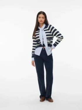 Vmmelisa broek met middelhoge taille