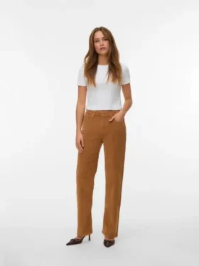 Vmmelisa broek met middelhoge taille