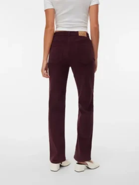 Vmmelisa broek met middelhoge taille