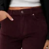 Vmmelisa broek met middelhoge taille