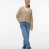 Vmmelisa-Jeans met middelhoge taille en wijde pijpen