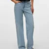 Vmmelisa-Jeans met middelhoge taille en wijde pijpen