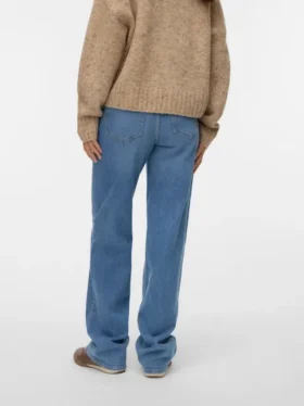 Vmmelisa-Jeans met middelhoge taille en wijde pijpen