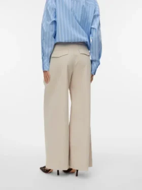 Vmmeng broek met middelhoge taille