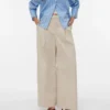 Vmmeng broek met middelhoge taille