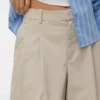 Vmmeng broek met middelhoge taille