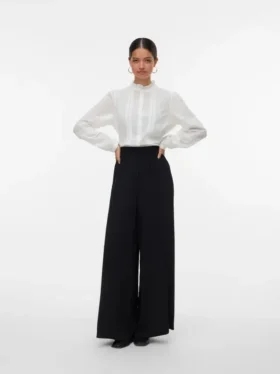Vmmette broek met hoge taille