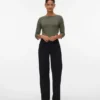 Vmmille getailleerde broek met hoge taille