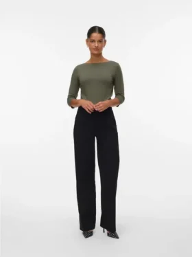 Vmmille getailleerde broek met hoge taille