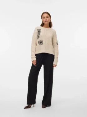 Vmmilly-broek met lage taille