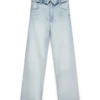 Vmmilou jeans met middelhoge taille en wijde pijpen