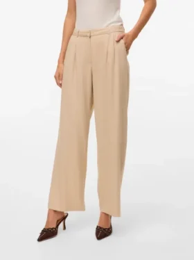 Vmmindy-broek met middelhoge taille
