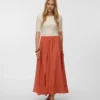 Vmmira lange rok met middelhoge taille