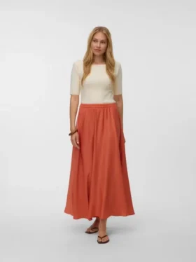 Vmmira lange rok met middelhoge taille
