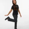 Vmmoni-broek met middelhoge taille