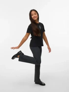 Vmmoni-broek met middelhoge taille