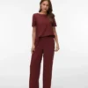 Vmmymilo broek met middelhoge taille