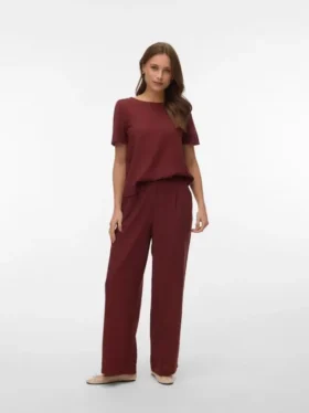 Vmmymilo broek met middelhoge taille