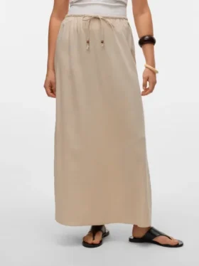 Vmmymilo Lange rok met middelhoge taille