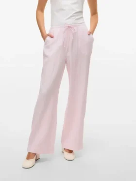 Vmnanna-broek met middelhoge taille