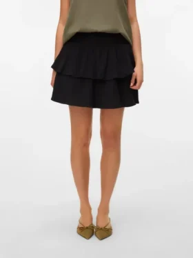 Vmnatali korte rok met hoge taille